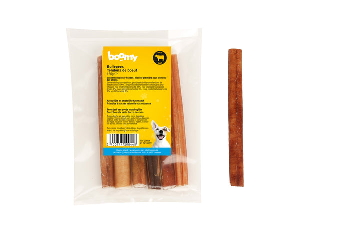 Natuurlijke Snacks - Bullepees - 15cm - 125 gram