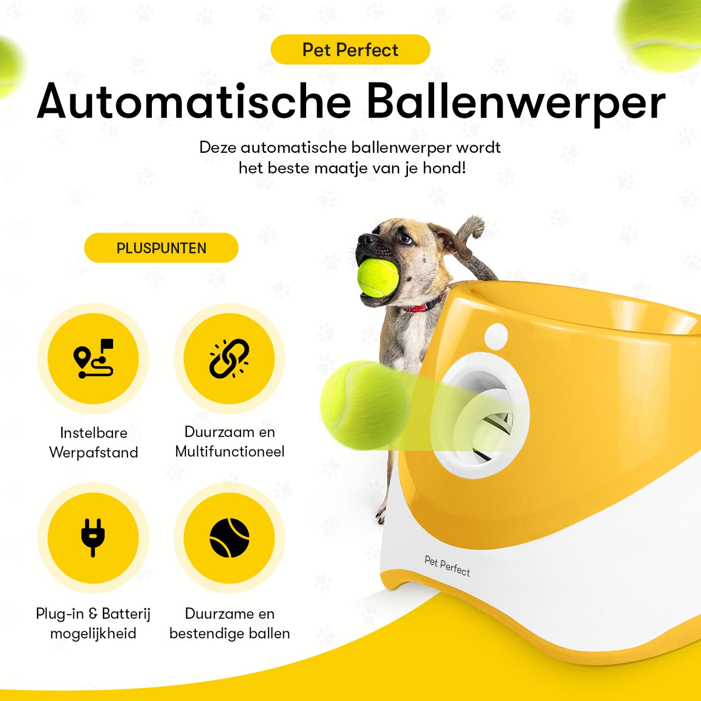 Pet Perfect automatische ballenwerper voor honden voordelen
