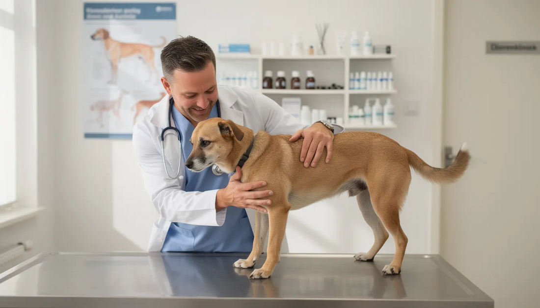 dierenarts controle voor castreren van een hond