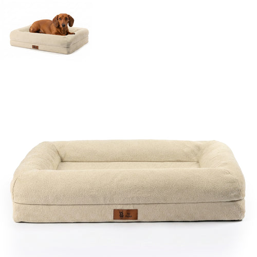 Pet Perfect Orthopedische Hondenmand - Model 2 - Bouclé Cover