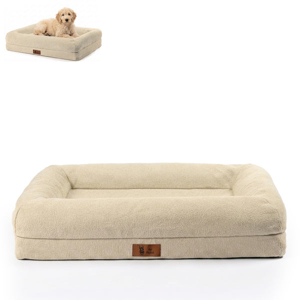 Pet Perfect Orthopedische Hondenmand - Model 2 - Bouclé Cover