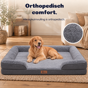 Pet Perfect Orthopedische Hondenmand - Model 3 - Cosy Antraciet