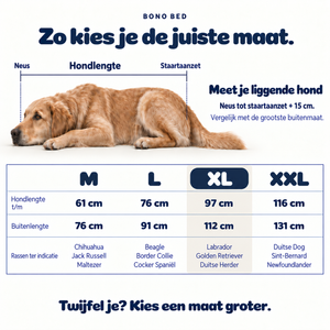 Pet Perfect BonoBed - Bouclé - 3 randen