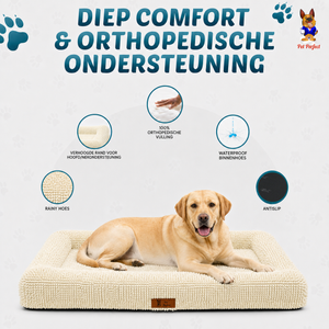 Pet Perfect Orthopedische Hondenmand - Model 2 - Rainy Cover