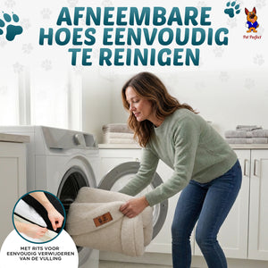 Pet Perfect Orthopedische Hondenmand - Model 2 - Bouclé Cover