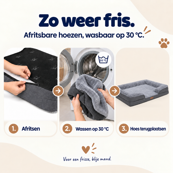 Pet Perfect HOES (zonder vulling) voor model 3 - Cozy Antraciet