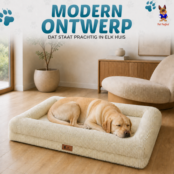Pet Perfect Orthopedische Hondenmand - Model 2 - Rainy Cover