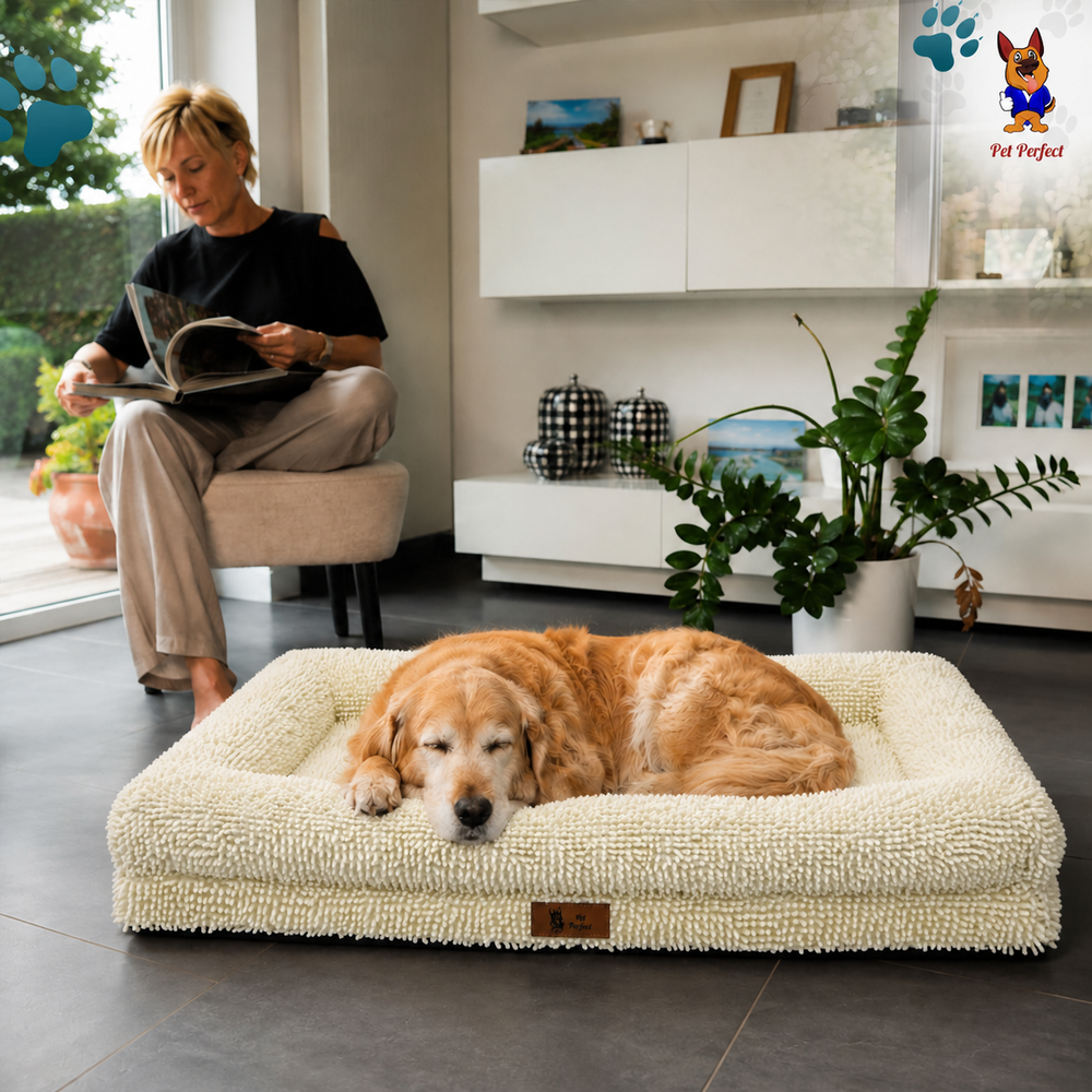 Pet Perfect Orthopedische Hondenmand - Model 2 - Rainy Cover