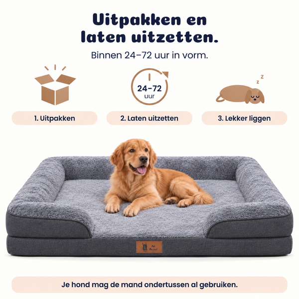 Pet Perfect HOES (zonder vulling) voor model 3 - Cozy Antraciet
