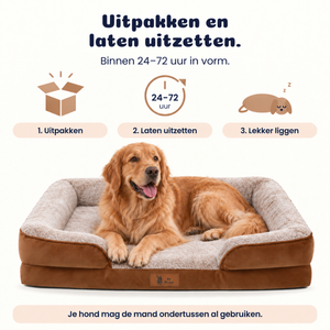 Pet Perfect Orthopedische Hondenmand - Model 3 - Cosy Bruin
