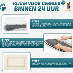 Pet Perfect Orthopedische Hondenmand - Model 2 - Rainy Cover
