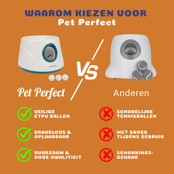 Pet Perfect Automatische Ballenwerper voor Honden - Hondenspeelgoed - Small