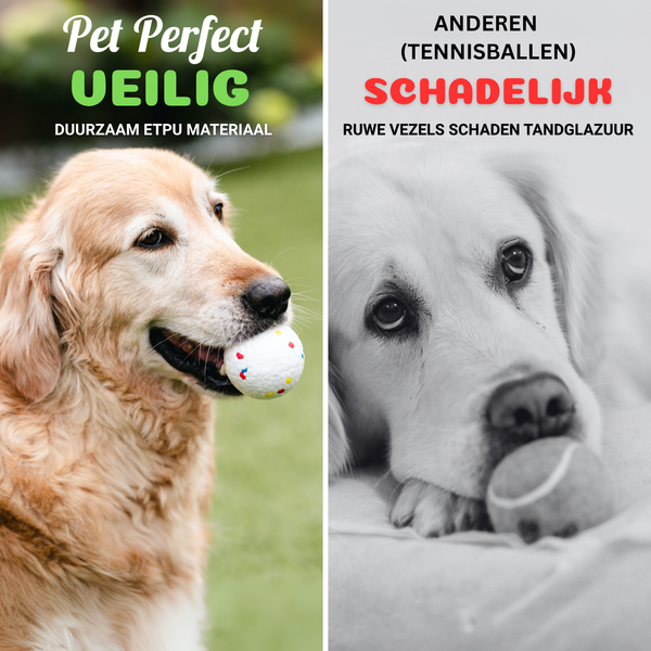 Pet Perfect ETPU Ballen - 58 mm - 4 Stuks