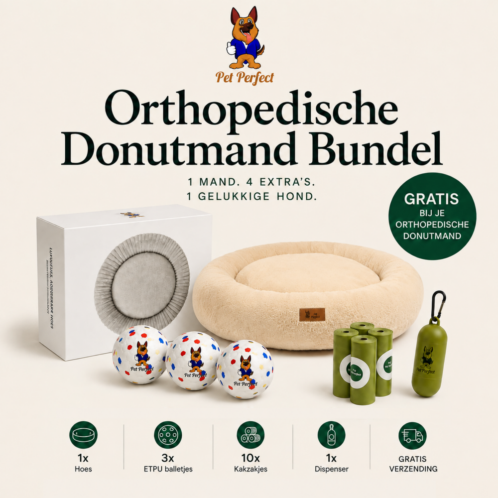 Pet Perfect Orthopedische Donutmand + Gratis Hoes