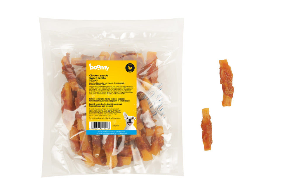 Kippensnack - Met Zoete Aardappel - 500 gram