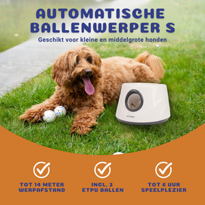 Pet Perfect Automatische Ballenwerper voor Honden - Hondenspeelgoed - Small