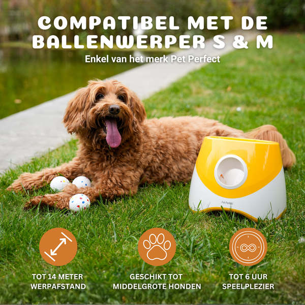 Pet Perfect ETPU Ballen - 58 mm - 4 Stuks