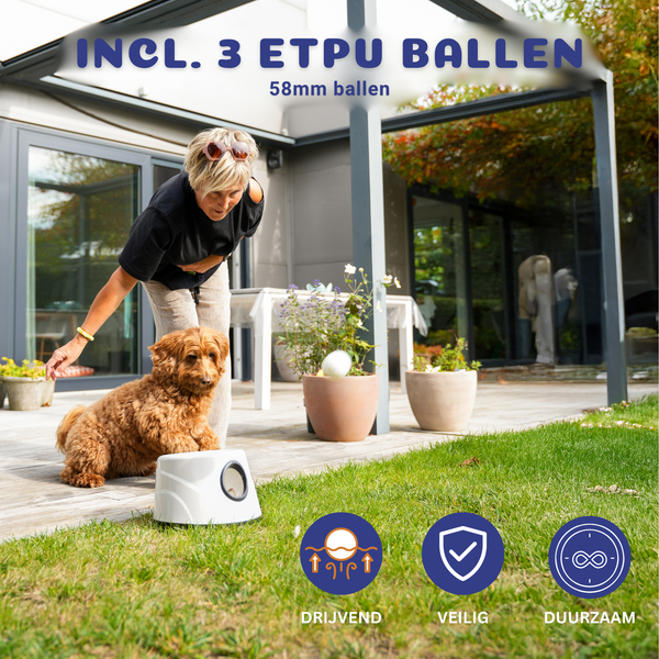 Pet Perfect Automatische Ballenwerper voor Honden - Hondenspeelgoed - Small
