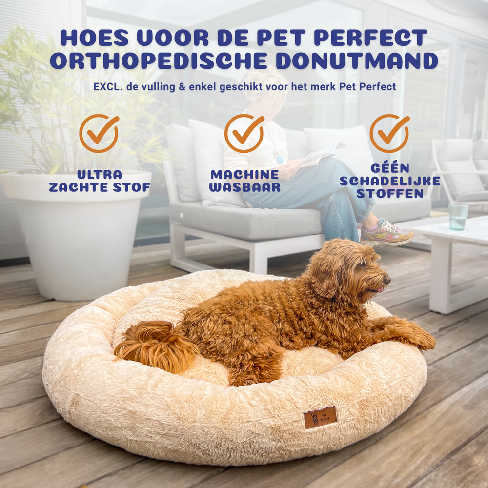 Pet Perfect Losse Hoes voor Orthopedische Donutmand