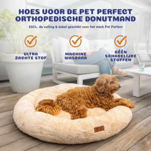 Pet Perfect Losse Hoes voor Orthopedische Donutmand
