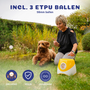 Pet Perfect Automatische Ballenwerper Hond - 58mm ETPU