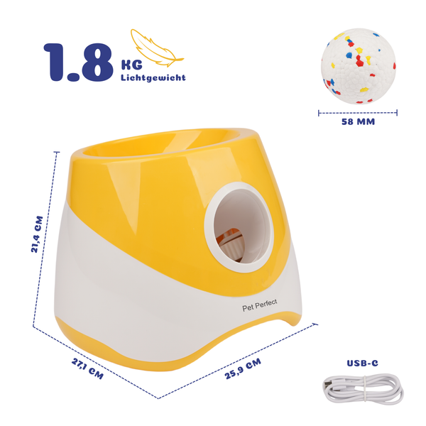 Pet Perfect Automatische Ballenwerper Hond - 58mm ETPU