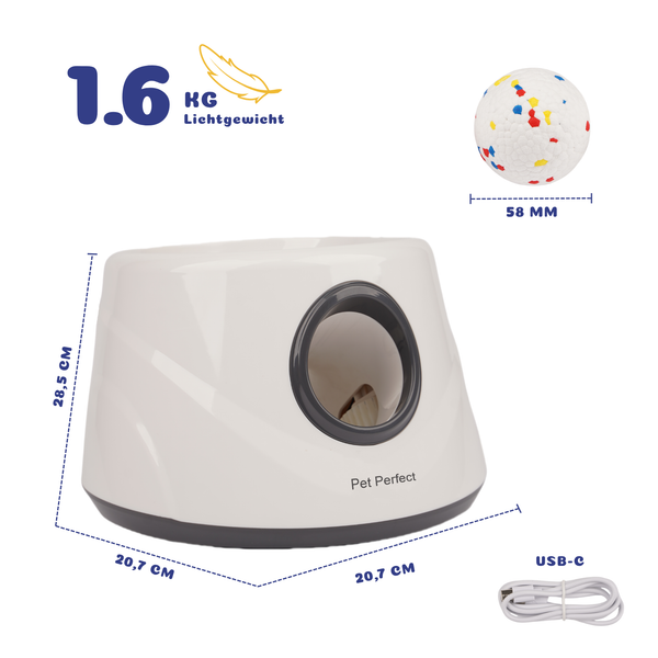 Pet Perfect Automatische Ballenwerper voor Honden - Hondenspeelgoed - Small