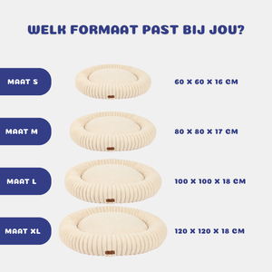 Pet Perfect Losse Hoes voor Orthopedische Donutmand