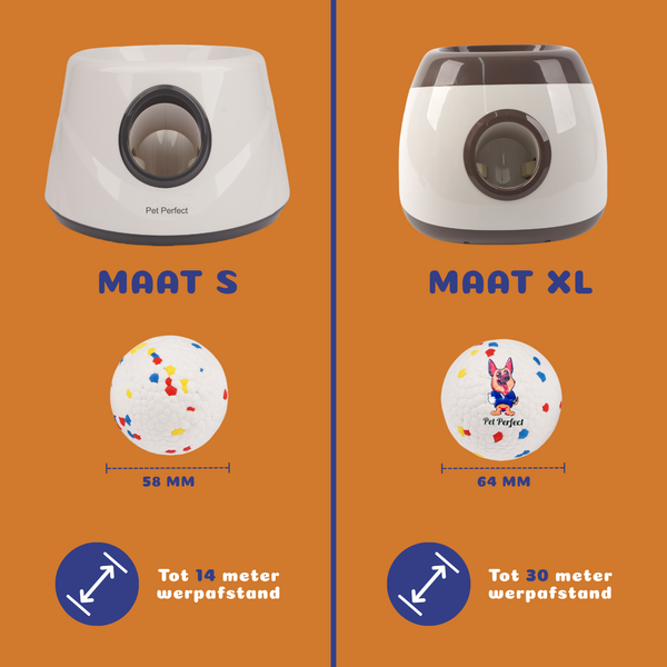 Pet Perfect Automatische Ballenwerper voor Honden - Hondenspeelgoed - Small