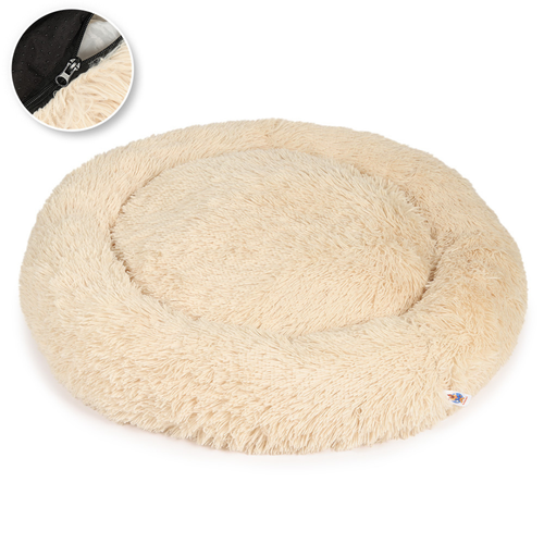 Pet Perfect Fluffy Donut Hondenmand - Rond - Wasbaar