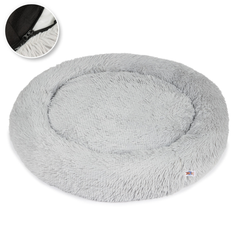 Fluffy Donut mand in grijs