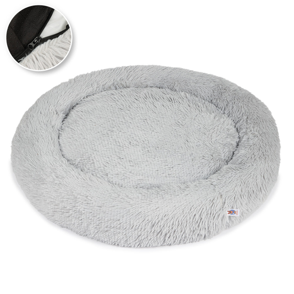 Pet Perfect Fluffy Donut Hondenmand - Rond - Wasbaar