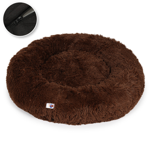 Pet Perfect Fluffy Donut Hondenmand - Rond - Wasbaar