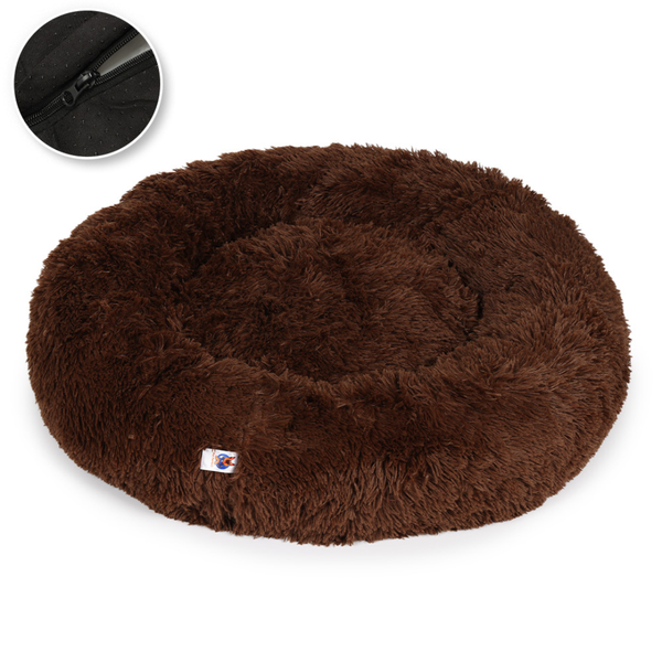 Pet Perfect Fluffy Donut Hondenmand - Rond - Wasbaar