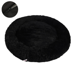 Fluffy Donut mand in zwart