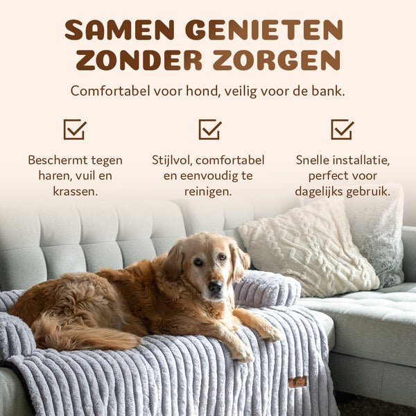 Pet Perfect Luxe Hondendeken Bank - Bankbeschermer - Wasbaar