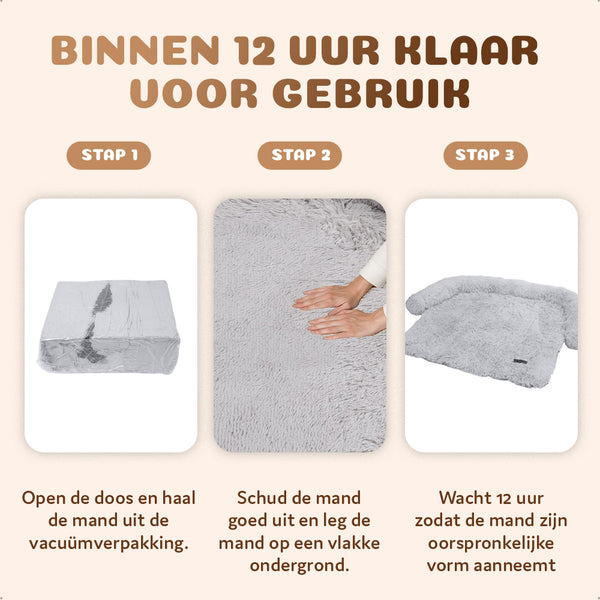 Pet Perfect Fluffy Hondendeken Bank - Bankbeschermer - Wasbaar