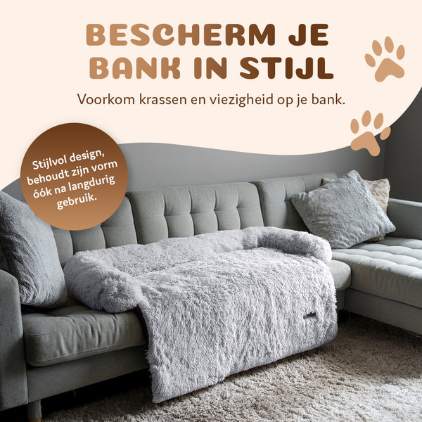 Pet Perfect Fluffy Hondendeken Bank - Bankbeschermer - Wasbaar