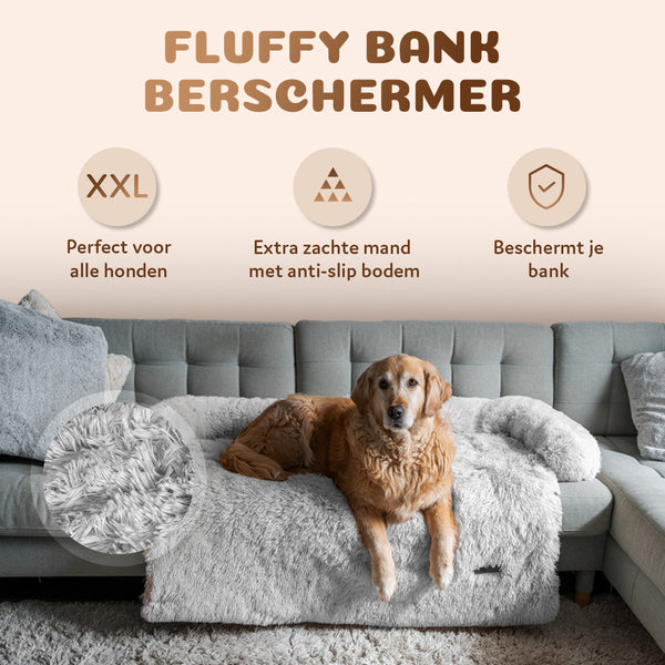 Pet Perfect Fluffy Hondendeken Bank - Bankbeschermer - Wasbaar