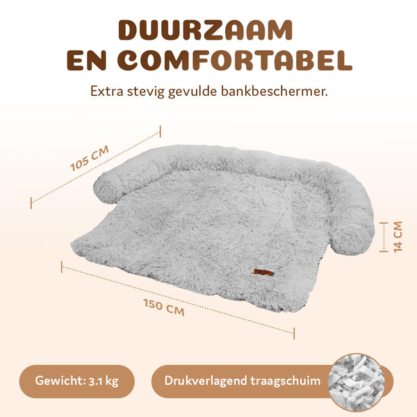 Pet Perfect Fluffy Hondendeken Bank - Bankbeschermer - Wasbaar
