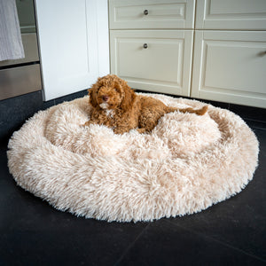 Pet Perfect Fluffy Donut Hondenmand - Rond - Wasbaar
