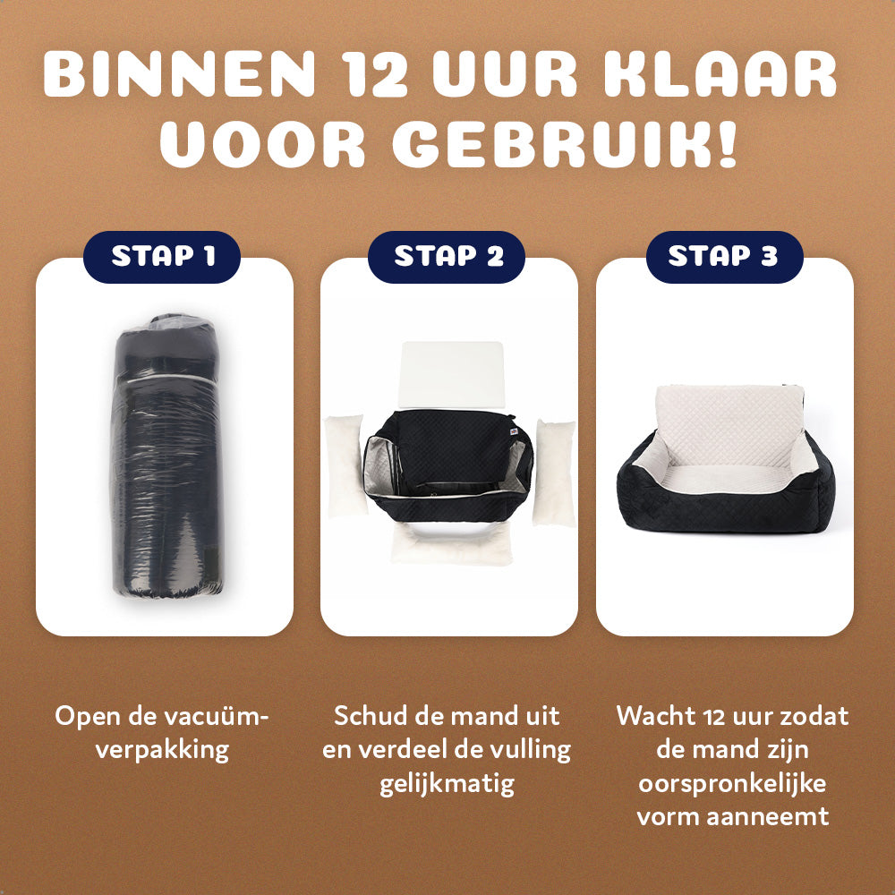 Luxe autostoel hond gebruik