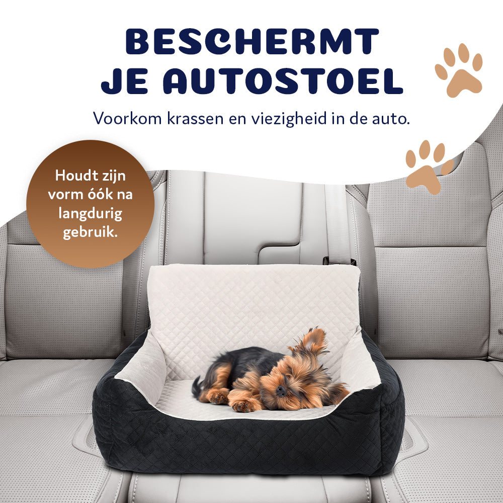luxe autostoel hond beschermt je auto