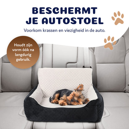 luxe autostoel hond beschermt je auto