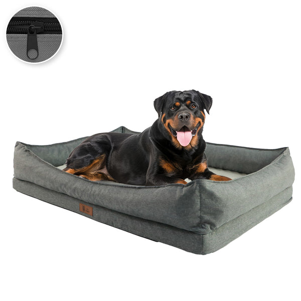 Honden - Fleece - Orthopedische - Ovale - Hondenbed kopen Honden - Fleece - Orthopedische - Ovale - Hondenbed kopen