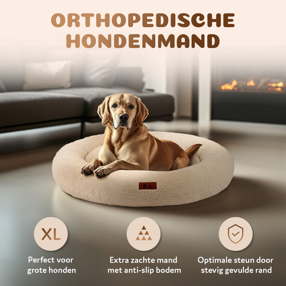 Premium Orthopedische Donut Hondenmand
