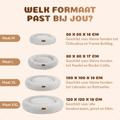Premium Orthopedische Donut Hondenmand