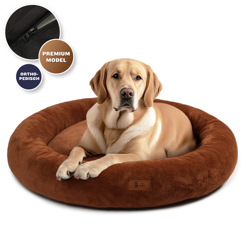 Premium Orthopedische Donut Hondenmand