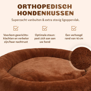 Premium Orthopedische Donut Hondenmand