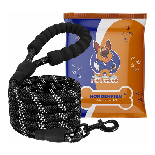 Pet perfect hondenriem met reflecterende strips